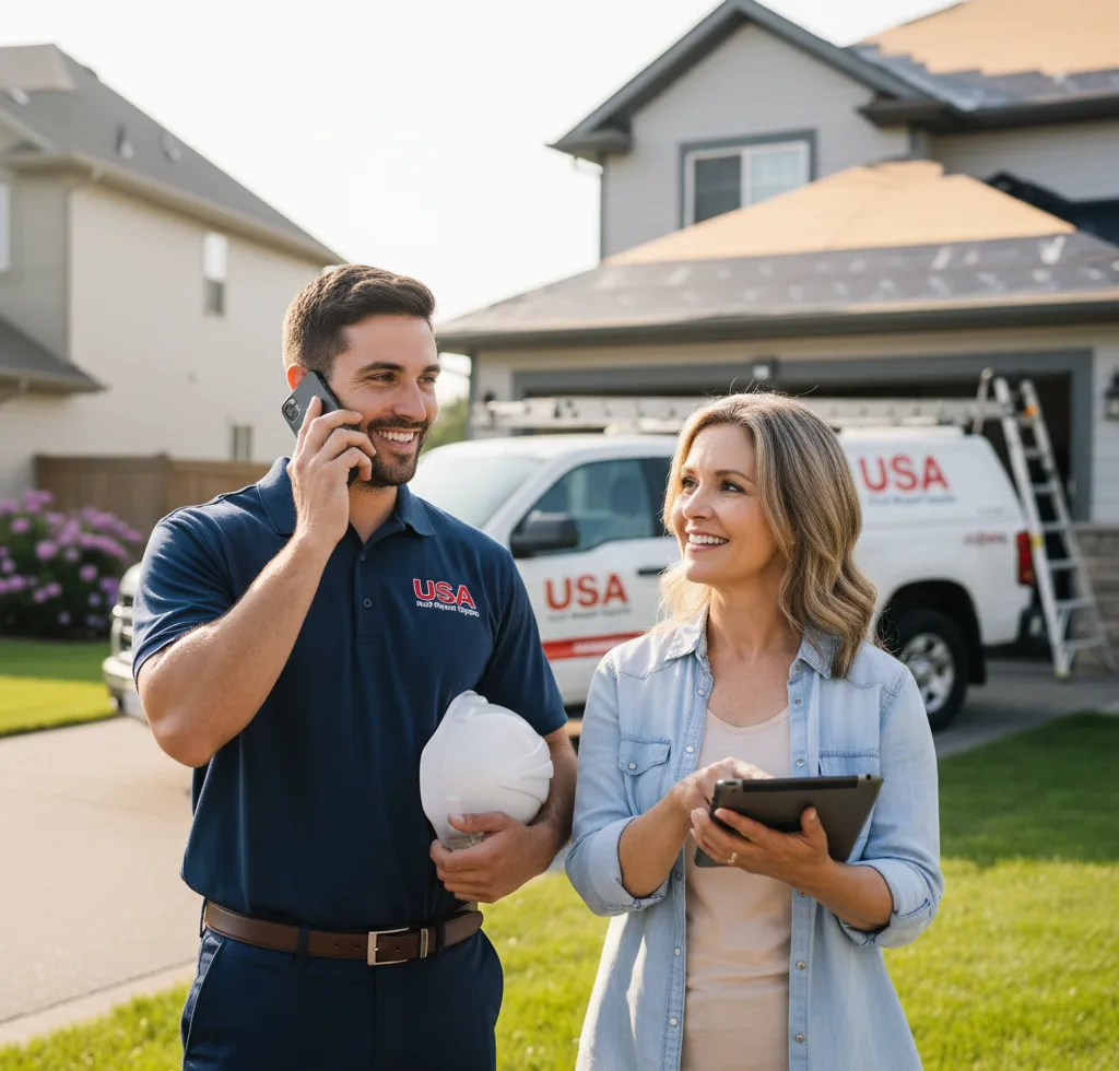 USA Roof Repair Experts customer support in Eureka